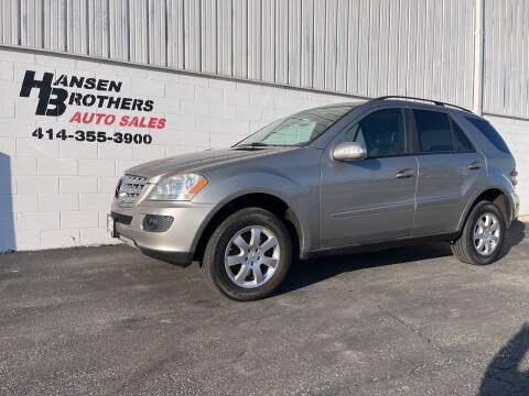 2007 Mercedes-Benz M-Class for sale at HANSEN BROTHERS AUTO SALES in Milwaukee WI