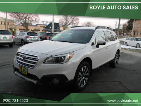 2016 Subaru Outback for sale at Boyle Auto Sales in Appleton WI