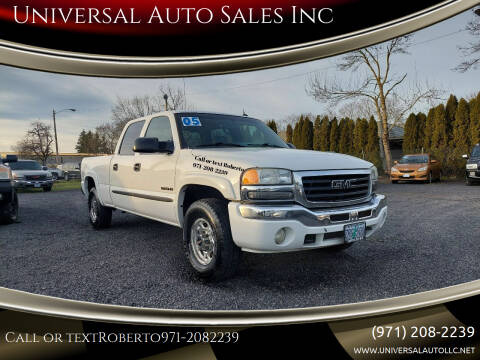 2005 GMC Sierra 1500HD for sale at Universal Auto Sales Inc in Salem OR