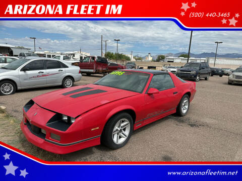 1986 Chevrolet Camaro for sale at ARIZONA FLEET IM in Tucson AZ