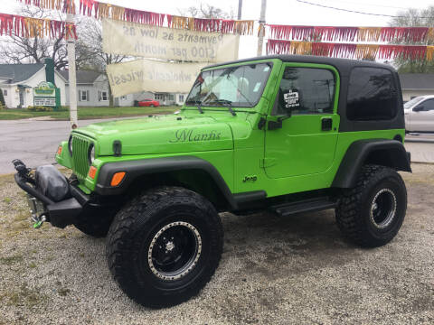 2002 Jeep Wrangler for sale at Antique Motors in Plymouth IN