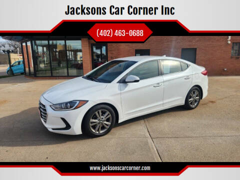 2017 Hyundai Elantra for sale at Jacksons Car Corner Inc in Hastings NE