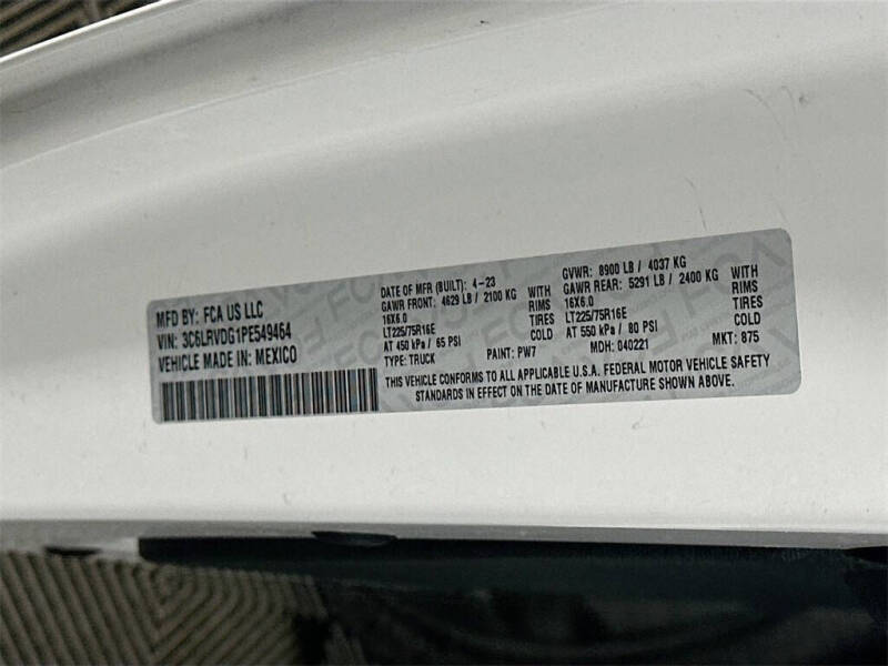 2023 RAM ProMaster 2500 159 WB
