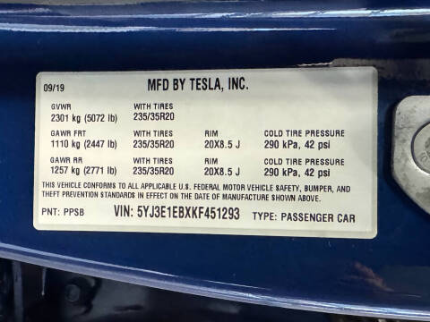 2019 Tesla Model 3 Performance