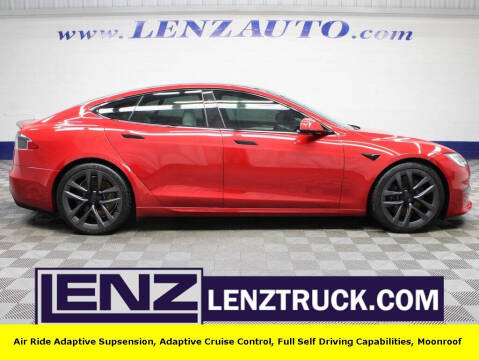 2022 Tesla Model S for sale at LENZ TRUCK CENTER in Fond Du Lac WI