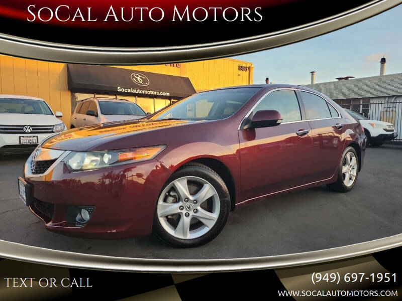 2009 Acura TSX for sale at SoCal Auto Motors in Costa Mesa CA