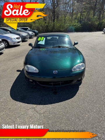 2003 Mazda MX-5 Miata for sale at Select Luxury Motors in Cumming GA