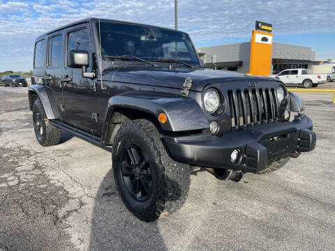 2017 Jeep Wrangler Unlimited for sale at Lipscomb Powersports in Wichita Falls TX