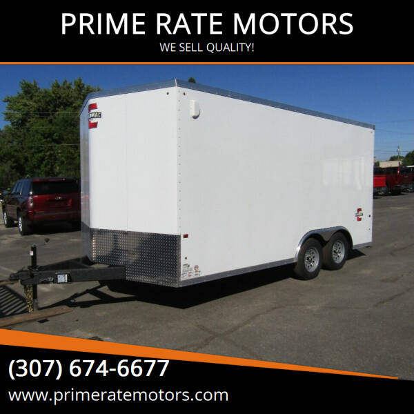 2023 CHARMAC 8FT X 16FT CARGO TRAILER for sale at PRIME RATE MOTORS in Sheridan WY