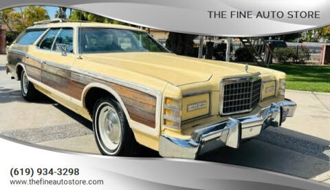 1978 Ford Country Squire for sale at The Fine Auto Store in Imperial Beach CA