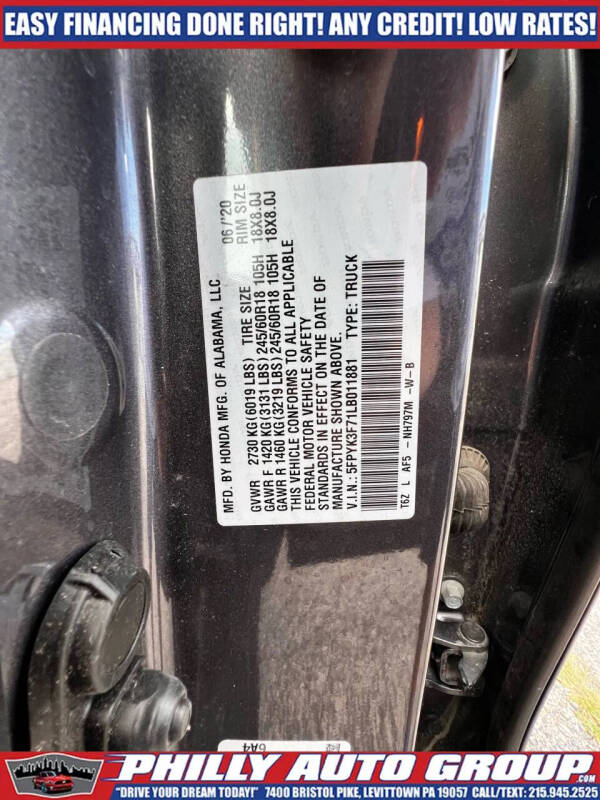 2020 Honda Ridgeline RTL-E