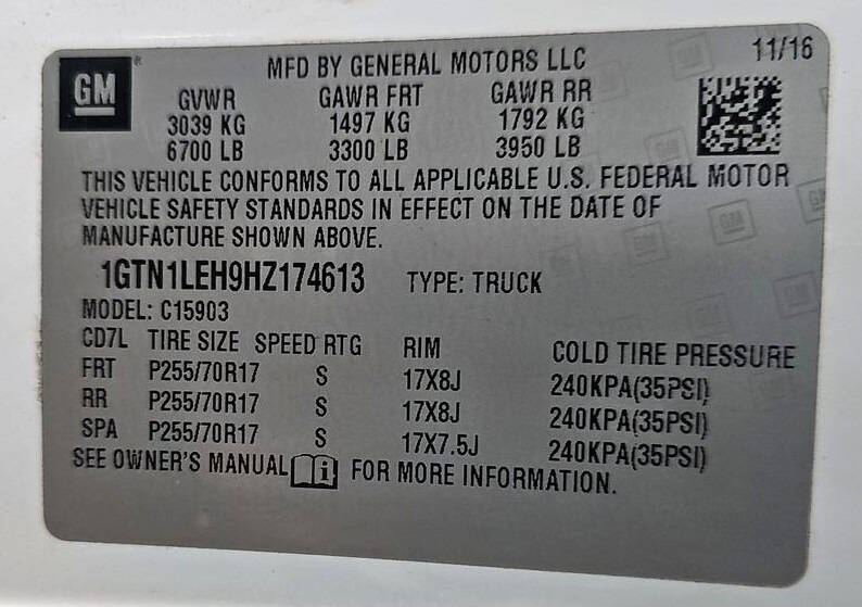 2017 GMC Sierra 1500