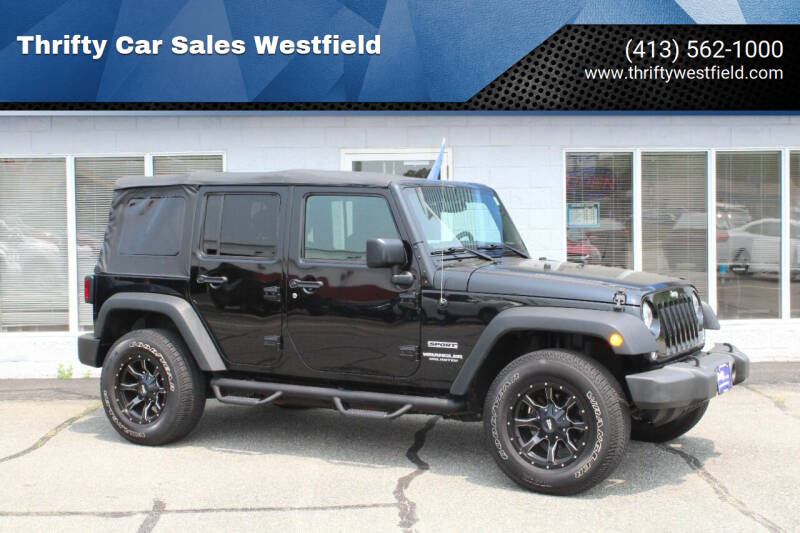 2017 Jeep Wrangler Unlimited for sale at Thrifty Car Sales Westfield in Westfield MA