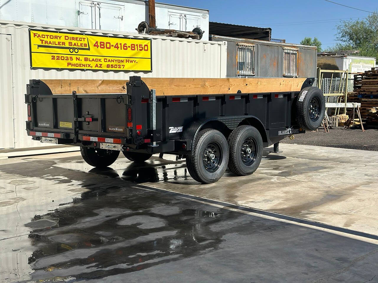 2025 Black Hawk 14x83 Dump Trailer  for sale at Factory Direct Trailer Sales in Phoenix, AZ