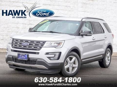 2017 Ford Explorer for sale at Hawk Ford of St. Charles in Saint Charles IL