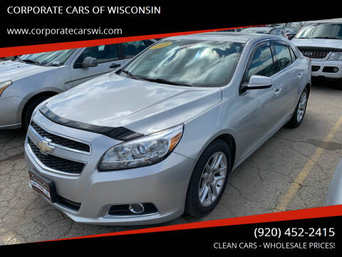 2013 Chevrolet Malibu for sale at CORPORATE CARS OF WISCONSIN in Sheboygan WI