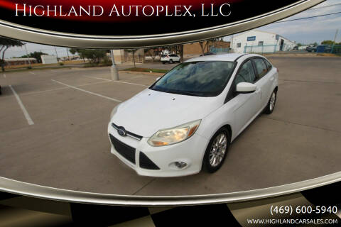 2012 Ford Focus for sale at Highland Autoplex, LLC in Dallas TX