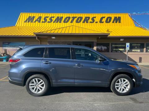 2015 Toyota Highlander for sale at M.A.S.S. Motors in Boise ID