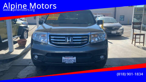 2013 Honda Pilot for sale at Alpine Motors in Van Nuys CA