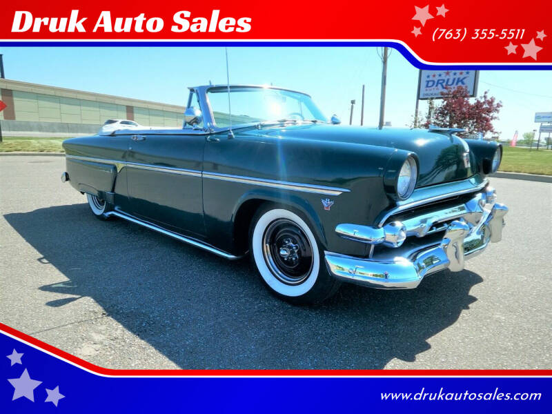 1954 Ford Crestline for sale at Druk Auto Sales in Ramsey MN