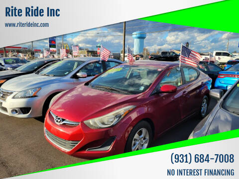 2015 Hyundai Elantra for sale at Rite Ride Inc 2 in Shelbyville TN