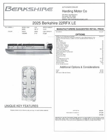 2025 Berkshire 22RFX LE