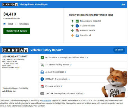 2008 Honda Fit Sport