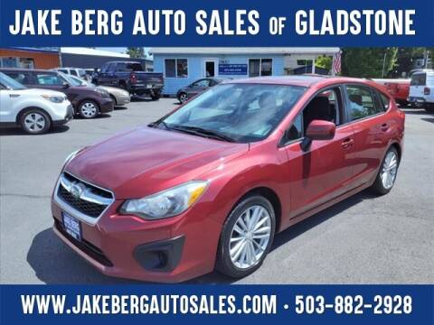 2013 Subaru Impreza for sale at Jake Berg Auto Sales in Gladstone OR