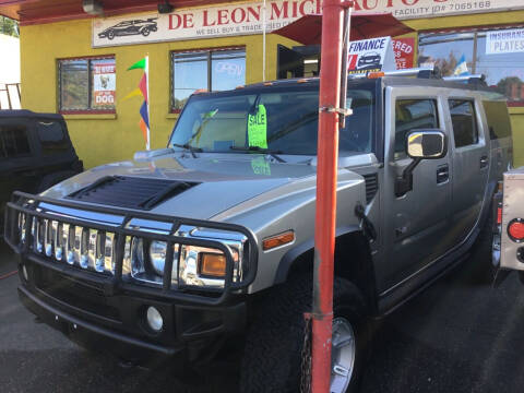 2004 HUMMER H2 for sale at Deleon Mich Auto Sales in Yonkers NY