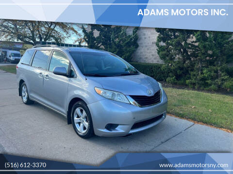 2012 Toyota Sienna for sale at Adams Motors INC. in Inwood NY