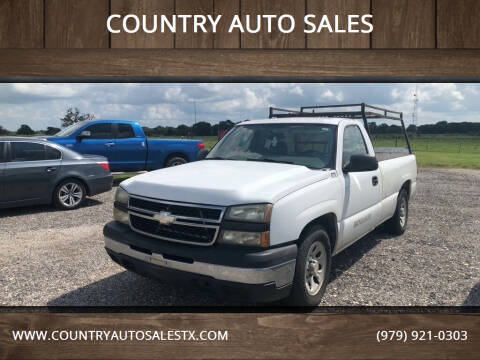 2007 Chevrolet Silverado 1500 Classic for sale at COUNTRY AUTO SALES in Hempstead TX