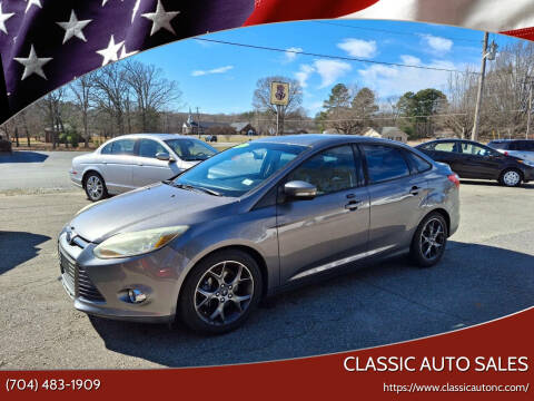 2014 Ford Focus for sale at Classic Auto Sales in Maiden NC