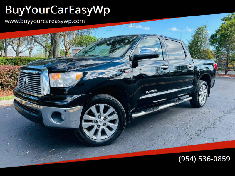2013 Toyota Tundra for sale at BuyYourCarEasyWp in West Park FL
