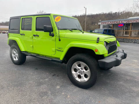 2013 Jeep Wrangler Unlimited for sale at Elk Avenue Auto Brokers in Elizabethton TN