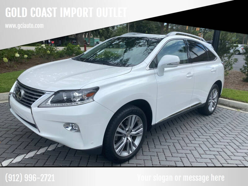 2015 Lexus RX 350 for sale at GOLD COAST IMPORT OUTLET in Saint Simons Island GA