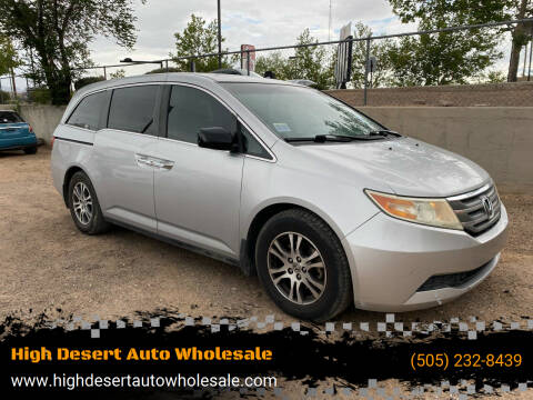 2011 Honda Odyssey for sale at High Desert Auto Wholesale in Albuquerque NM