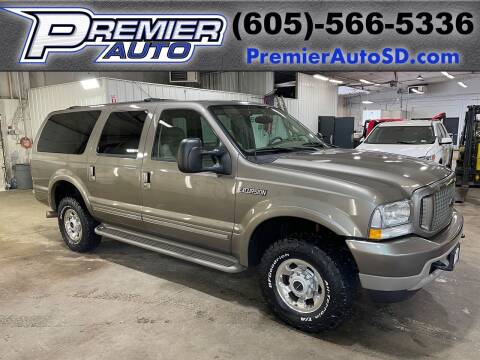 2003 Ford Excursion for sale at Premier Auto in Sioux Falls SD