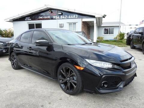 2017 Honda Civic for sale at One Vision Auto in Hollywood FL