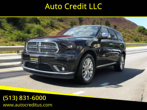 2014 Dodge Durango for sale at Auto Credit LLC in Milford OH