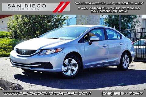 2014 Honda Civic for sale at San Diego Motor Cars LLC in San Diego CA