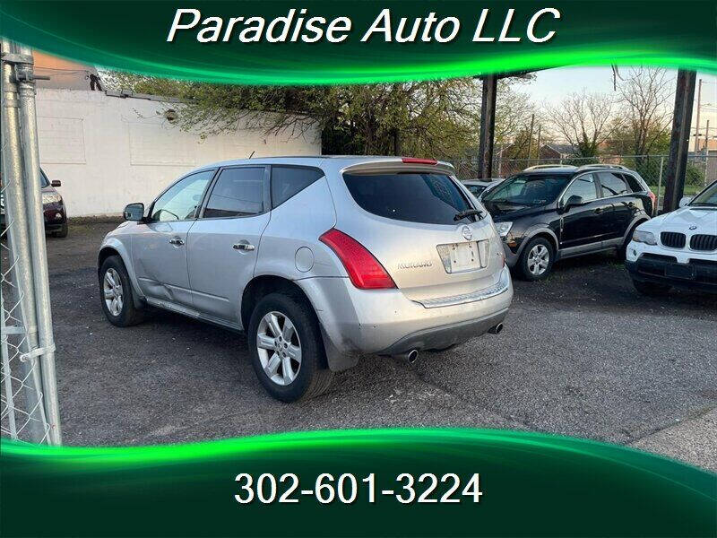 2007 Nissan Murano for sale at Paradise Auto in Wilmington, DE