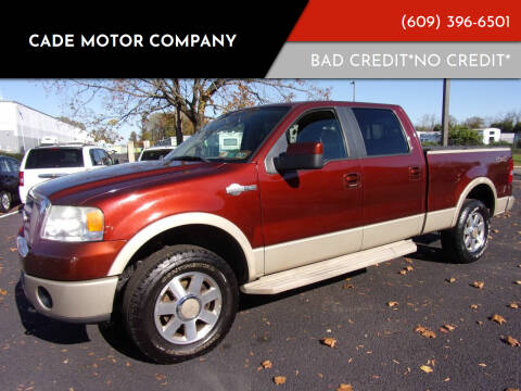 2007 Ford F-150 for sale at Cade Motor Company in Lawrenceville NJ