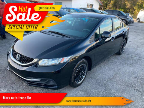 2013 Honda Civic for sale at Mars auto trade llc in Kissimmee FL