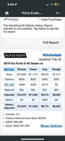 2019 Kia Forte S
