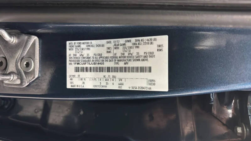 2018 Ford Escape S