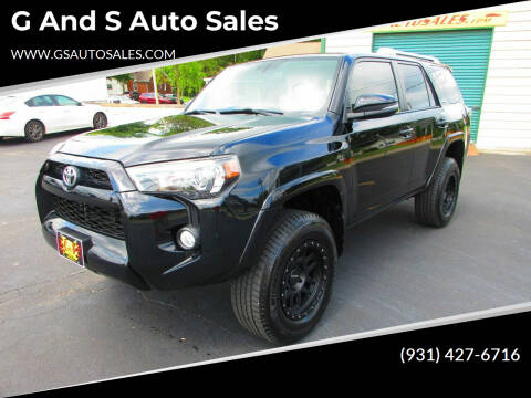 2017 Toyota 4Runner for sale at G and S Auto Sales in Ardmore TN