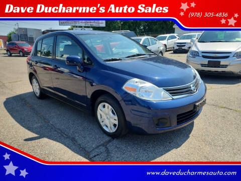 2012 Nissan Versa for sale at Dave Ducharme's Auto Sales in Lowell MA