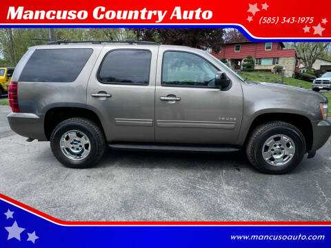 2012 Chevrolet Tahoe for sale at Mancuso Country Auto in Batavia NY