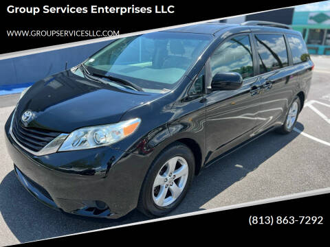 2011 Toyota Sienna for sale at Group Services Enterprises LLC in Tampa FL