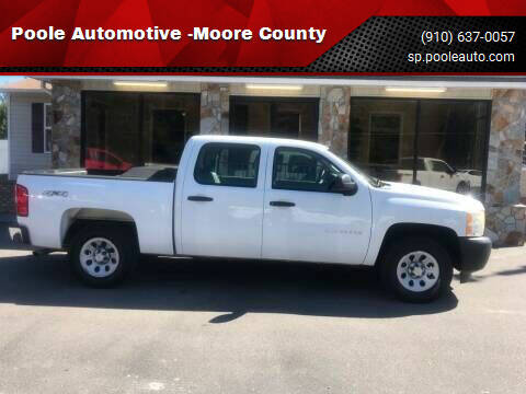2011 Chevrolet Silverado 1500 for sale at Poole Automotive in Laurinburg NC